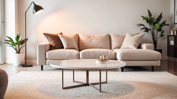8 raisons d'adopter une table basse ronde pour votre salon